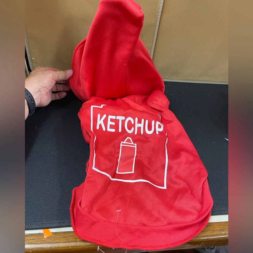 Halloween ketchup costume